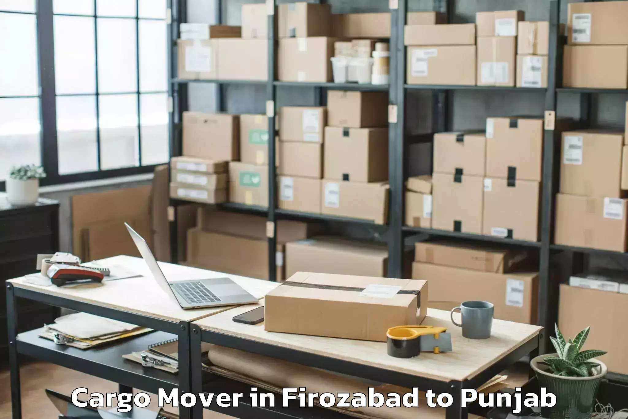 Quality Firozabad to Hoshiarpur Cargo Mover